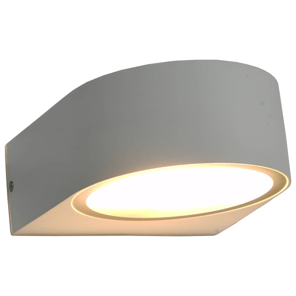 Outdoor Wall Lights 2 pcs 11 W White Round