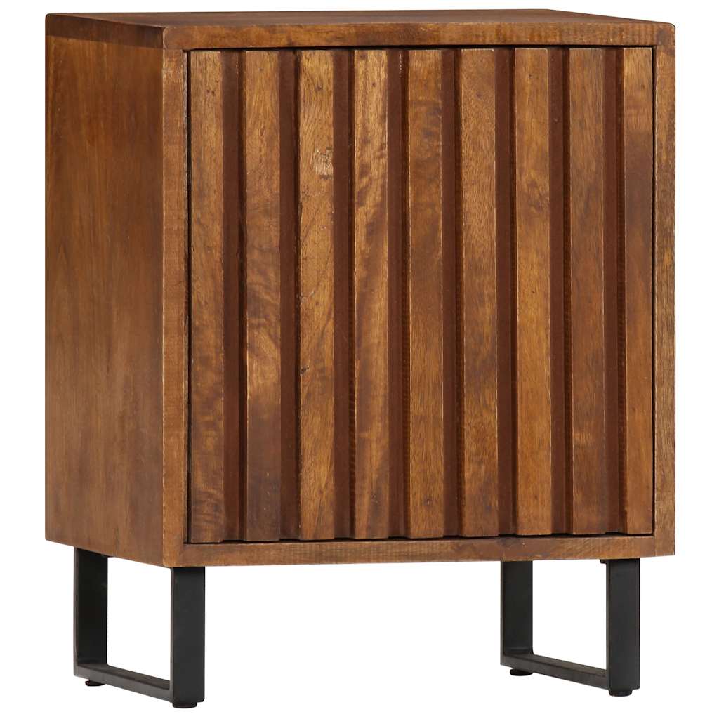 247942 vidaXL Bedside Cabinet 40x30x50 cm Solid Mango Wood