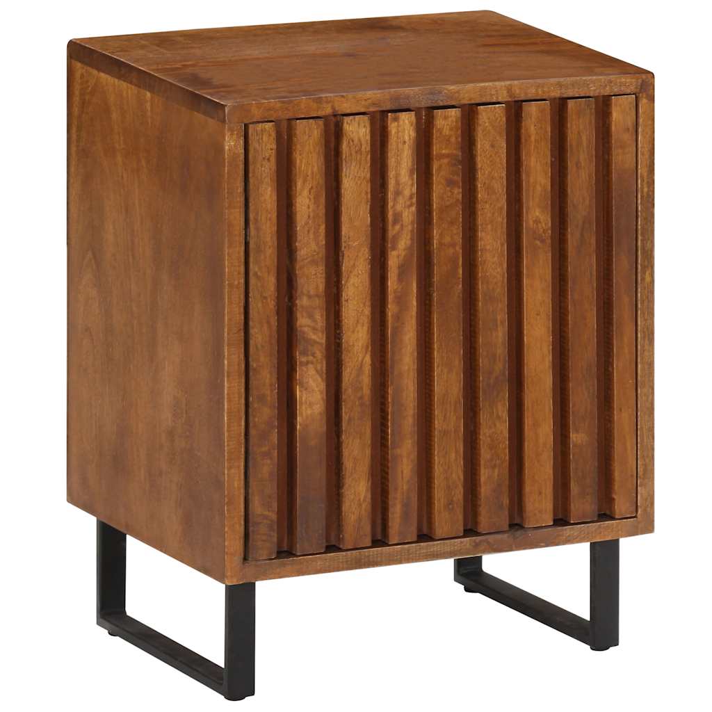 247942 vidaXL Bedside Cabinet 40x30x50 cm Solid Mango Wood