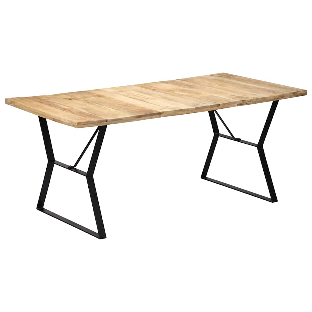 247945 vidaXL Dining Table 180x90x76 cm Solid Mango Wood