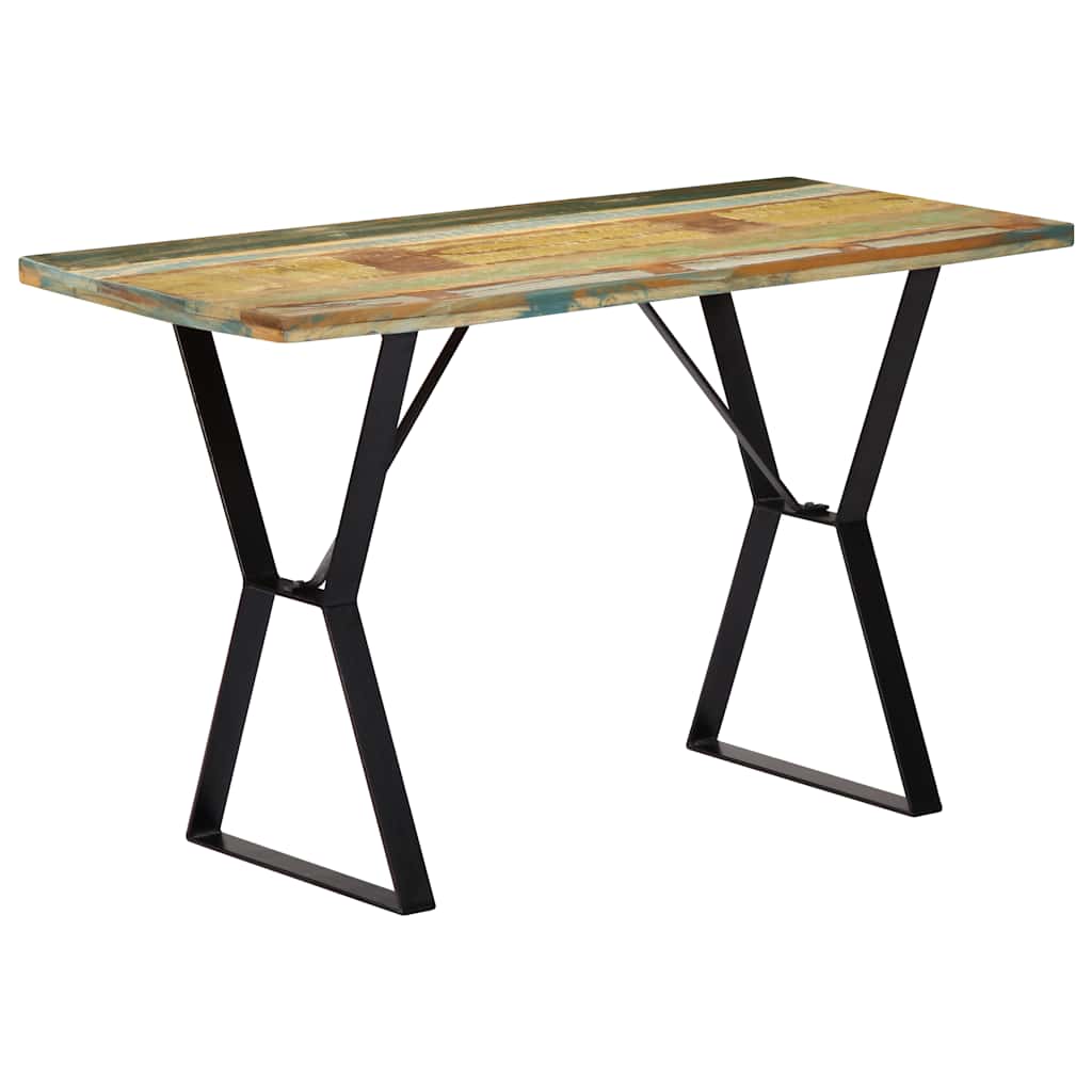 247950 vidaXL Dining Table 120x60x76 cm Solid Reclaimed Wood