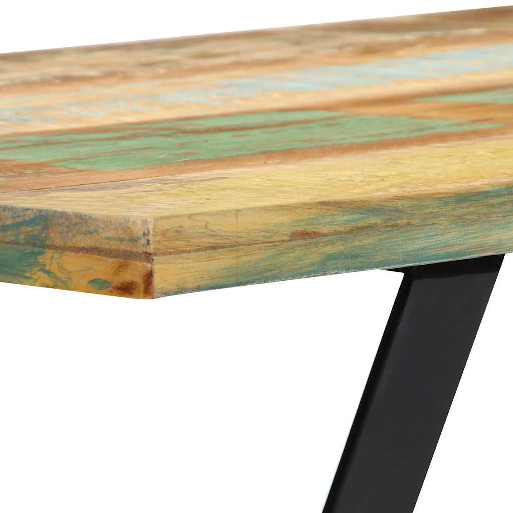 Dining Table 120x60x76 cm Solid Reclaimed Wood