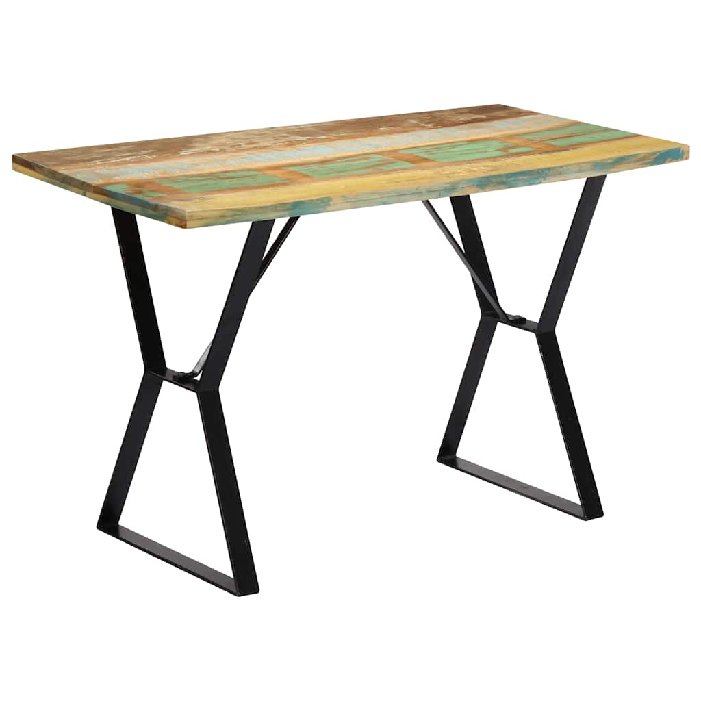 247950 vidaXL Dining Table 120x60x76 cm Solid Reclaimed Wood