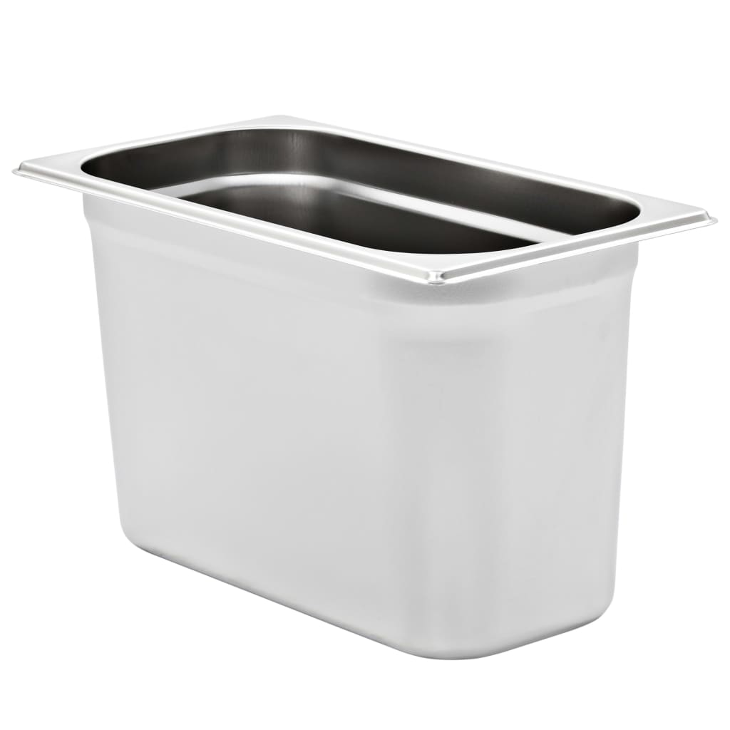 Gastronorm Containers 4 pcs GN 1/3 200 mm Stainless Steel