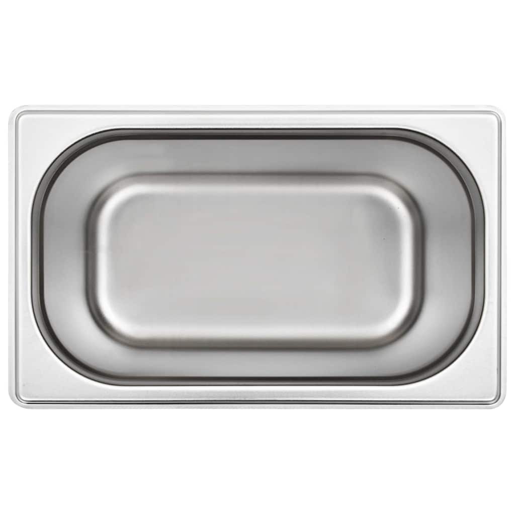Gastronorm Containers 4 pcs GN 1/4 200 mm Stainless Steel