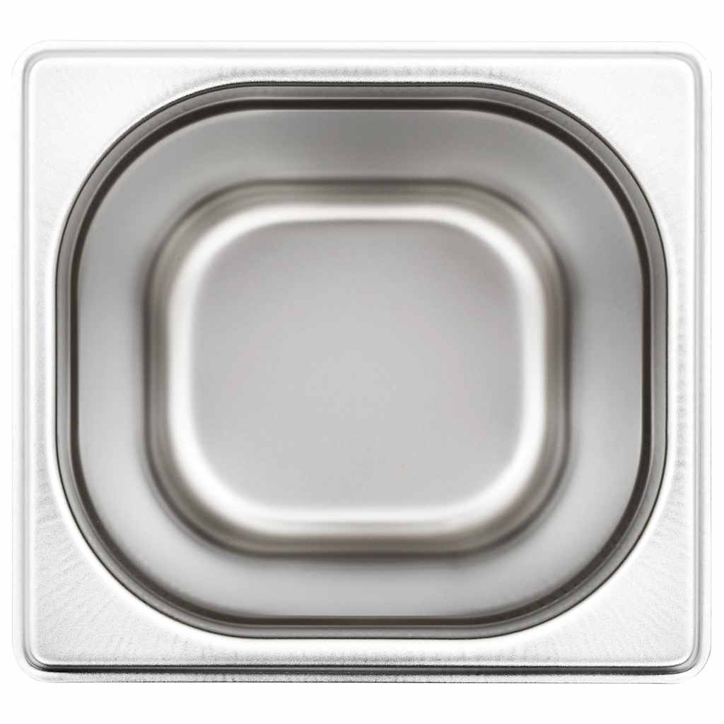 Gastronorm Containers 8 pcs GN 1/6 200 mm Stainless Steel