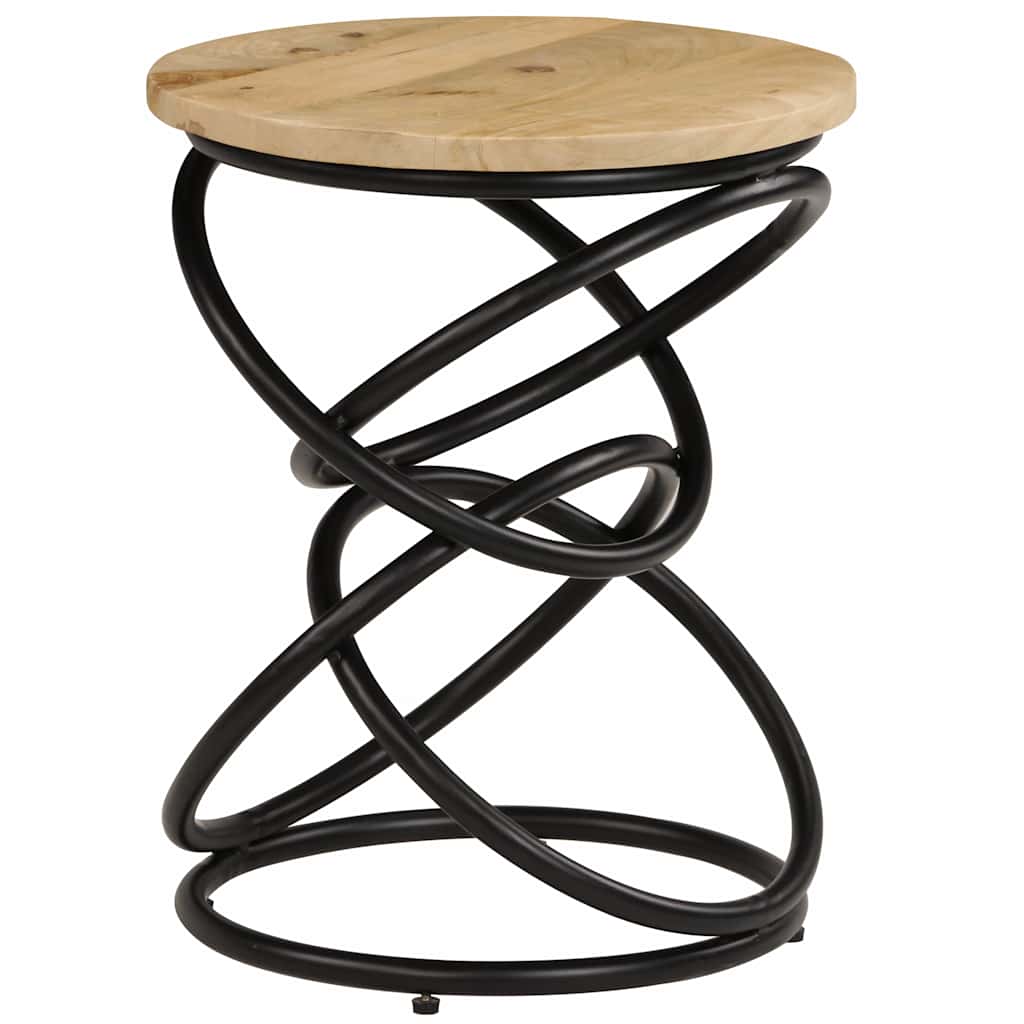 247320 vidaXL End Table Solid Mango Wood 40x50 cm