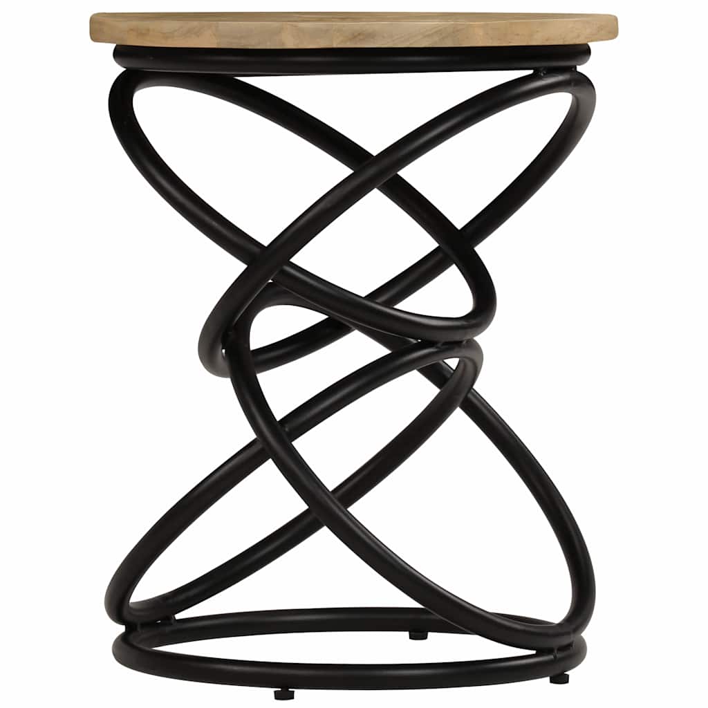 247320 vidaXL End Table Solid Mango Wood 40x50 cm