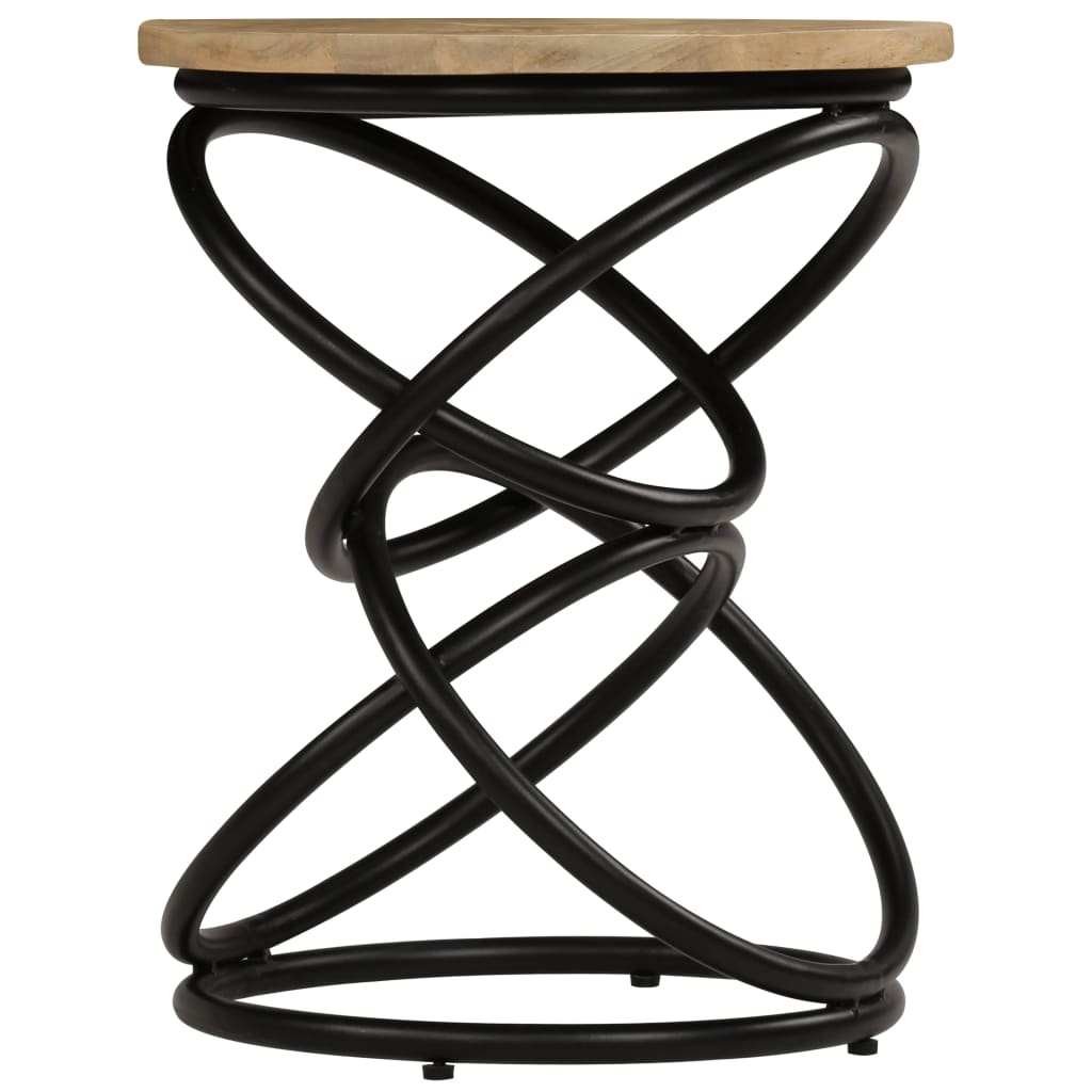 247320 vidaXL End Table Solid Mango Wood 40x50 cm