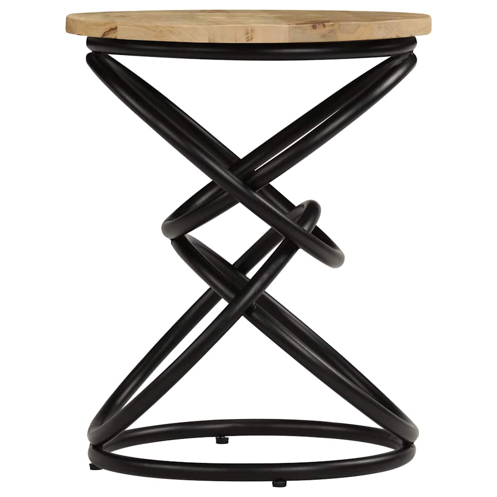 247320 vidaXL End Table Solid Mango Wood 40x50 cm