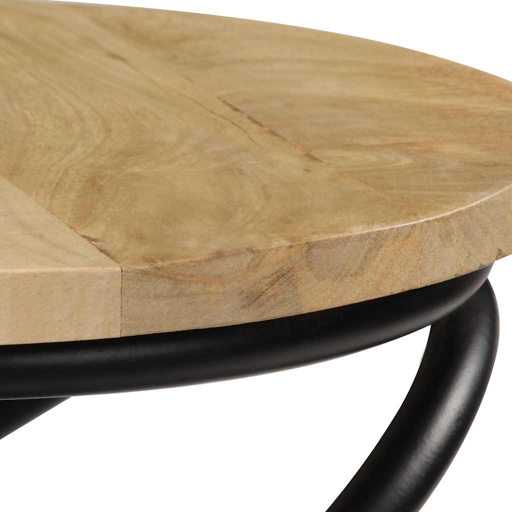 247320 vidaXL End Table Solid Mango Wood 40x50 cm
