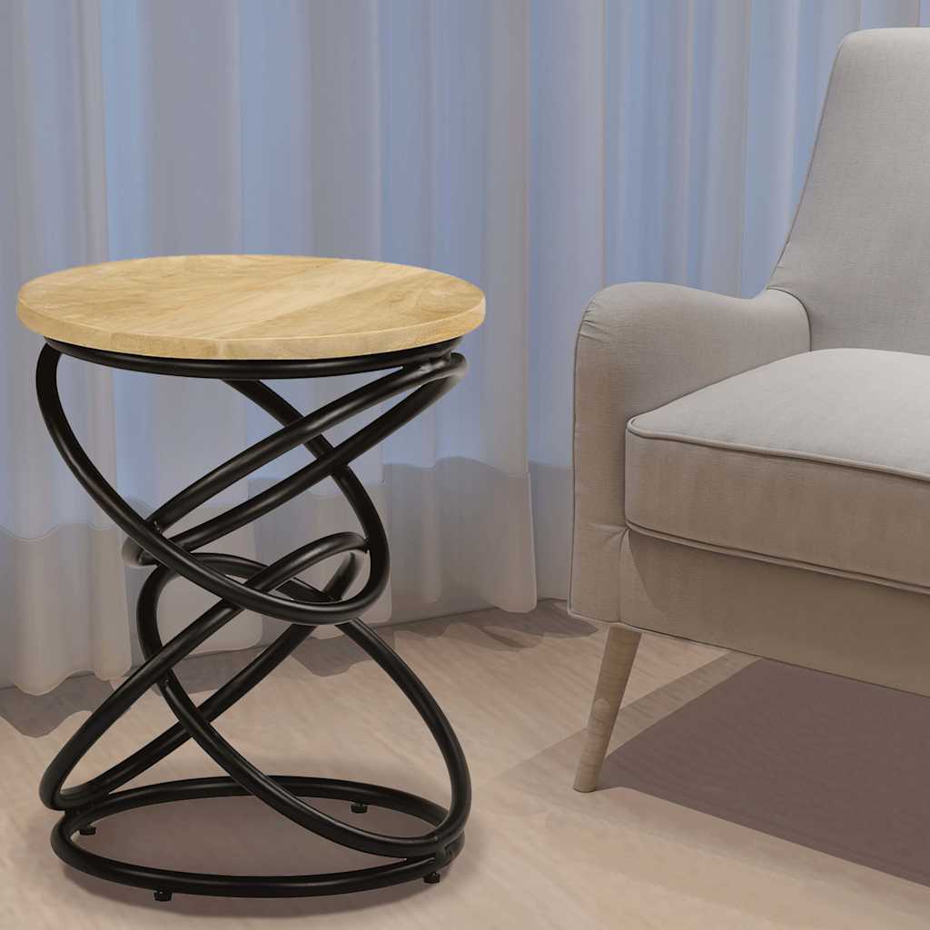 247320 vidaXL End Table Solid Mango Wood 40x50 cm