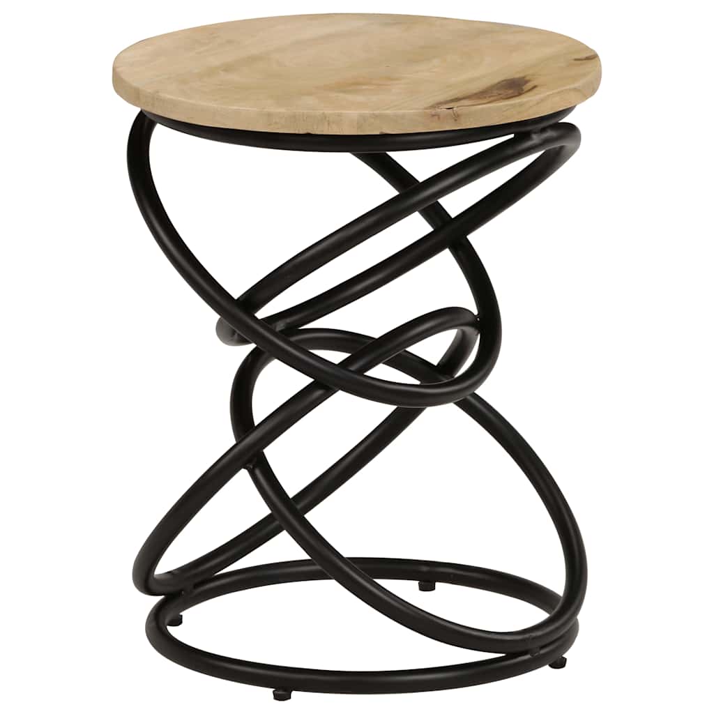 247320 vidaXL End Table Solid Mango Wood 40x50 cm