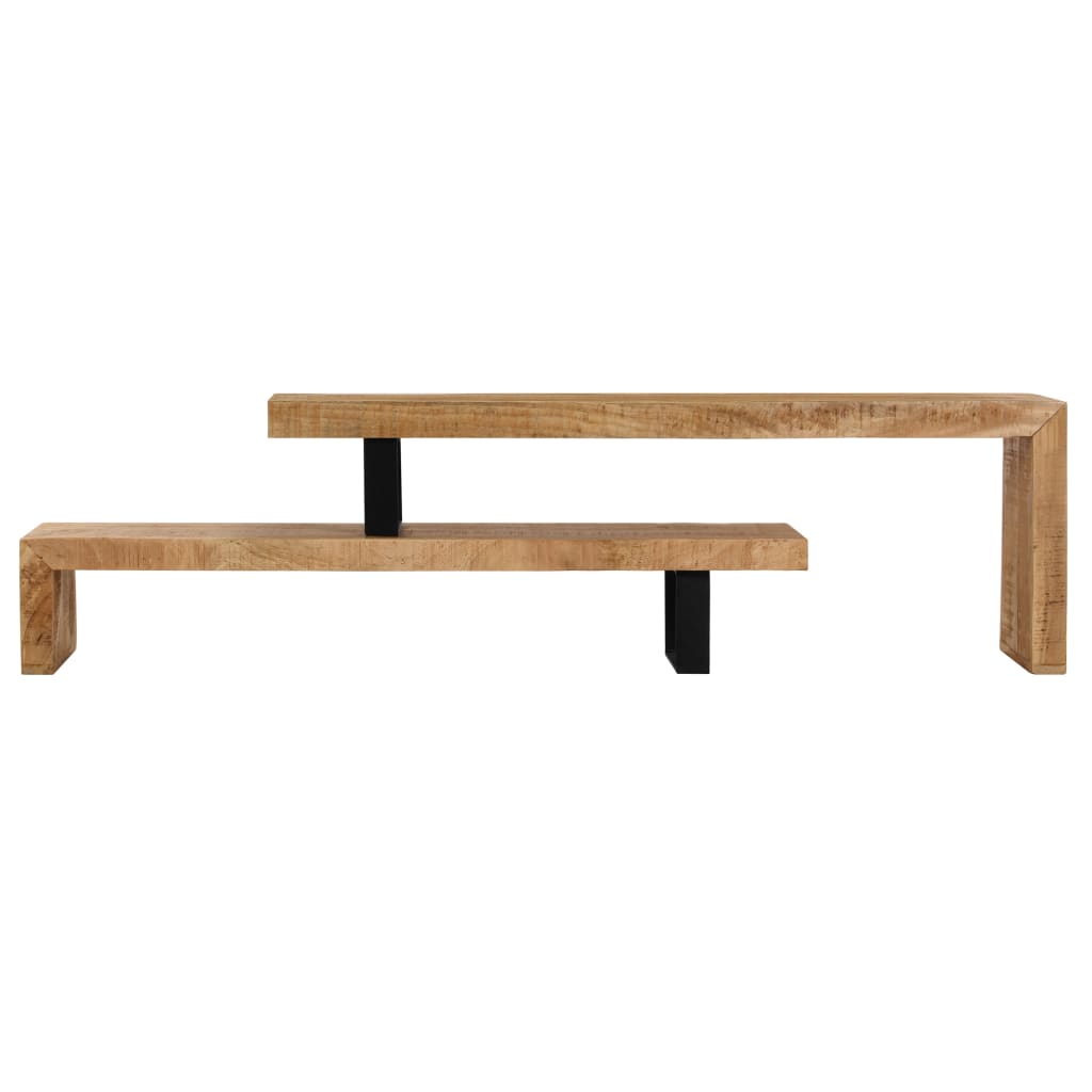 vidaXL TV Stand Solid Mango Wood