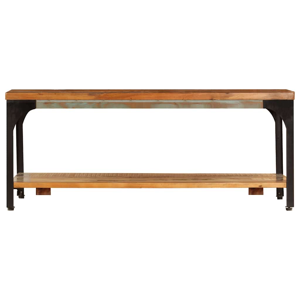 247324 vidaXL Coffee Table with Shelf 100x60x35 cm Solid Reclaimed Wood