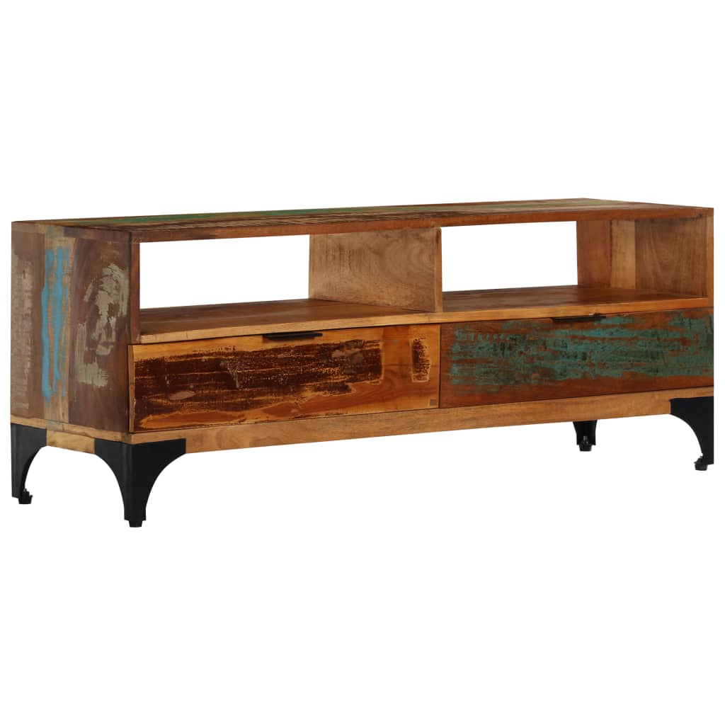 vidaXL TV Cabinet 118x35x45 cm Solid Reclaimed Wood