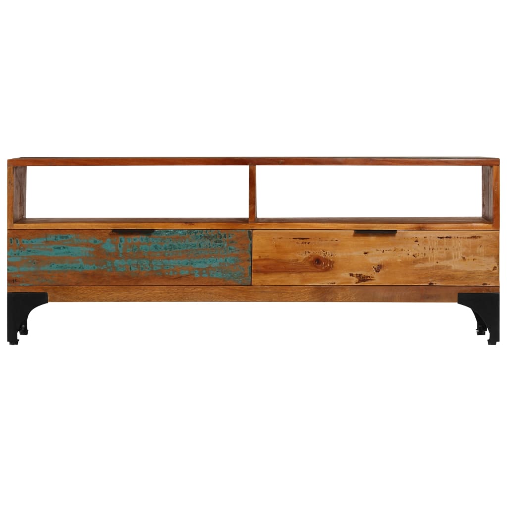 vidaXL TV Cabinet 118x35x45 cm Solid Reclaimed Wood