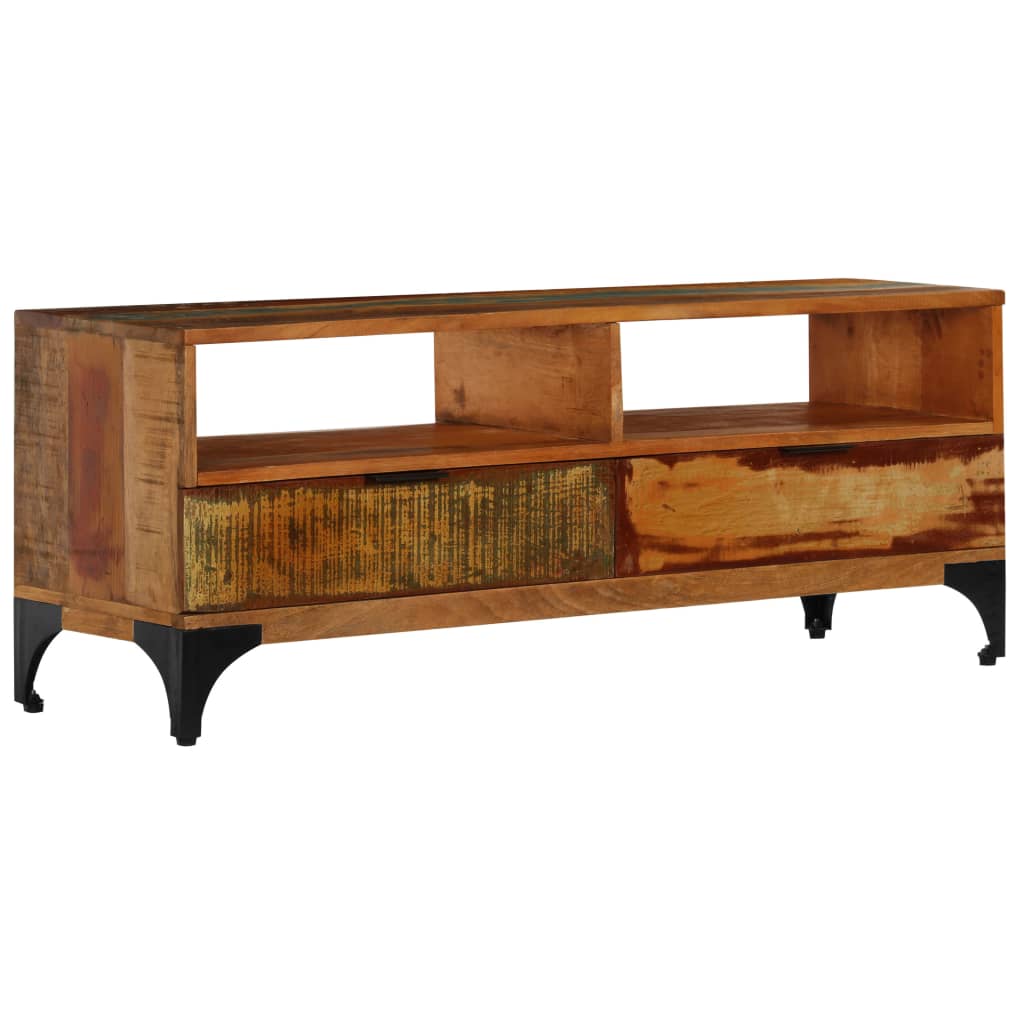 vidaXL TV Cabinet 118x35x45 cm Solid Reclaimed Wood