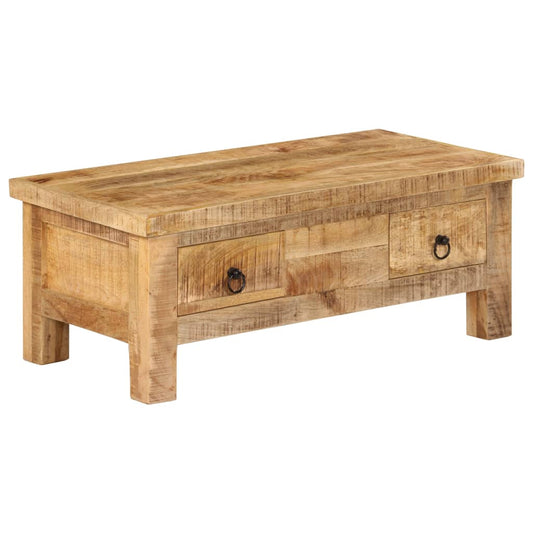 Coffee Table | Brown | Solid Mango Wood | 90 x 45 x 35 cm | Coffee Table