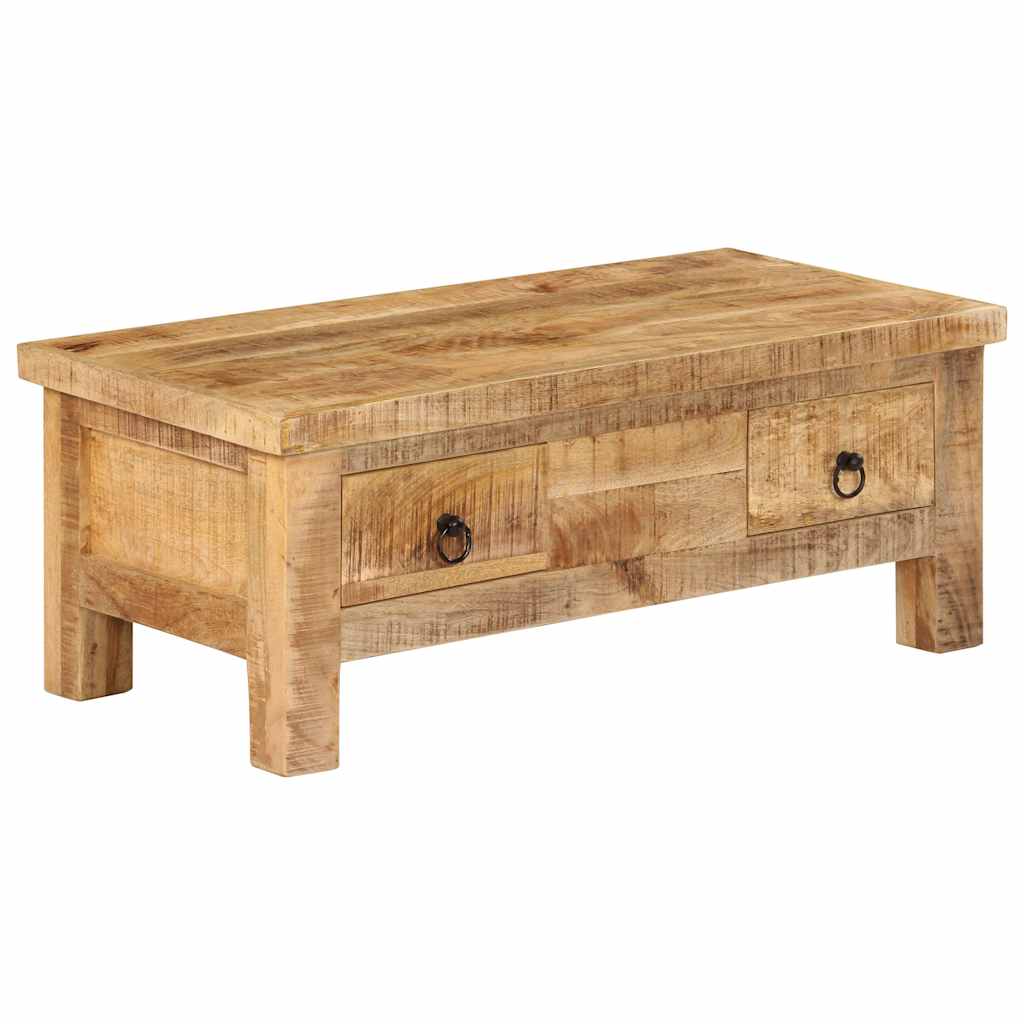 247326 vidaXL Coffee Table 90x45x35 cm Solid Mango Wood