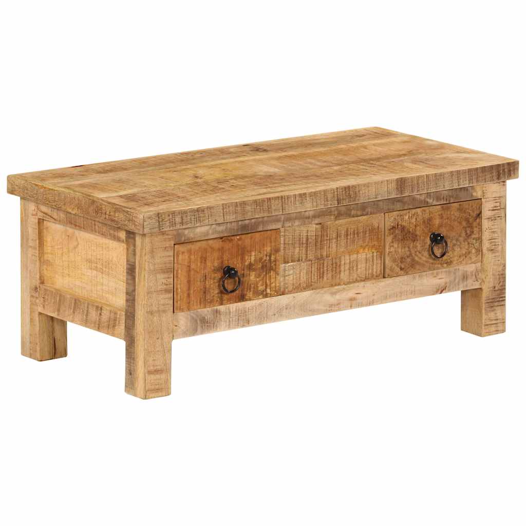 247326 vidaXL Coffee Table 90x45x35 cm Solid Mango Wood