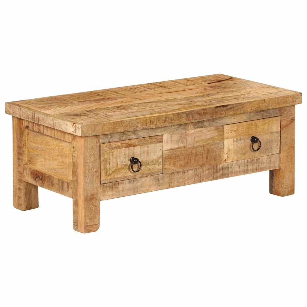 247326 vidaXL Coffee Table 90x45x35 cm Solid Mango Wood
