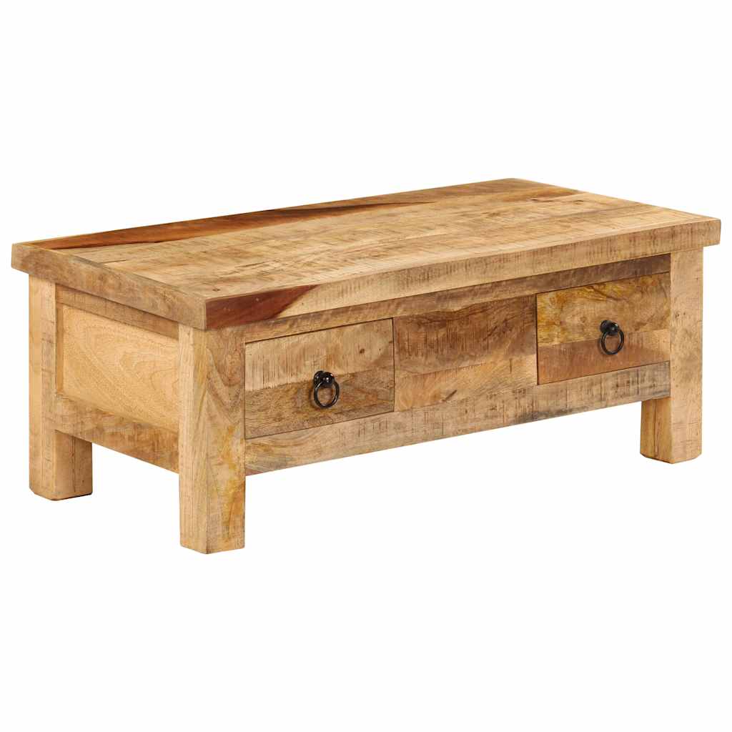 247326 vidaXL Coffee Table 90x45x35 cm Solid Mango Wood
