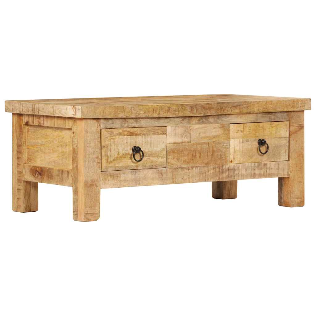 247326 vidaXL Coffee Table 90x45x35 cm Solid Mango Wood