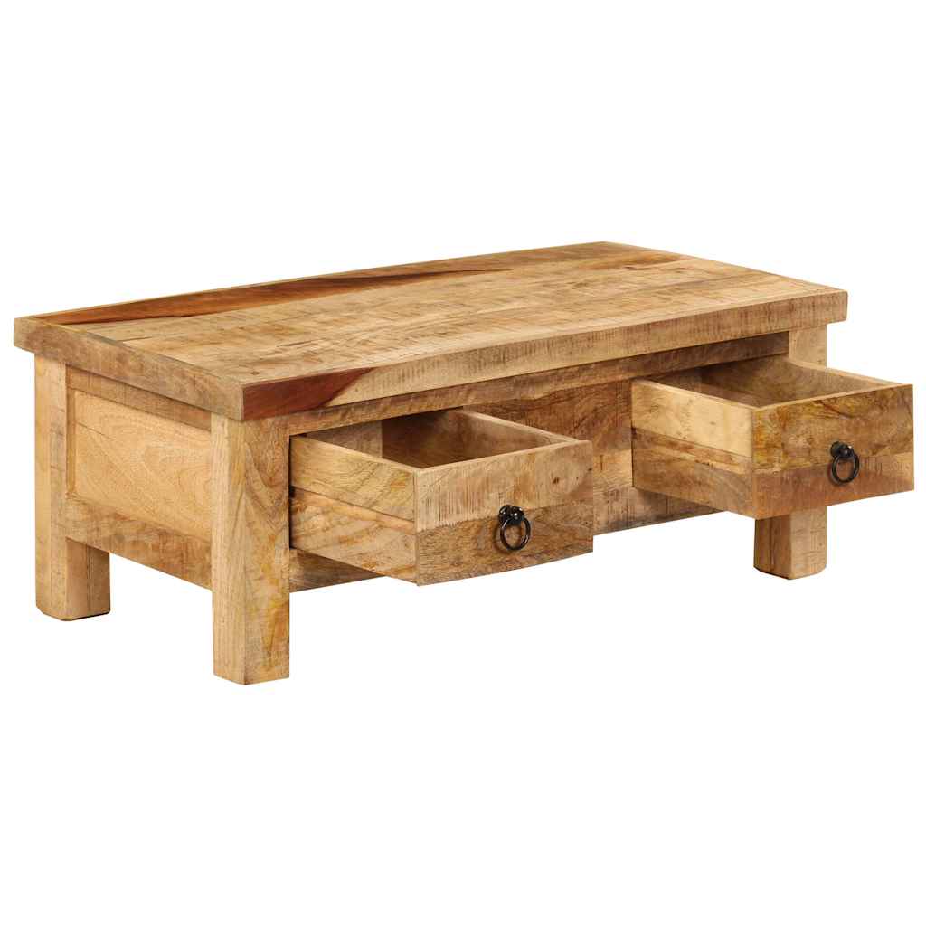 247326 vidaXL Coffee Table 90x45x35 cm Solid Mango Wood