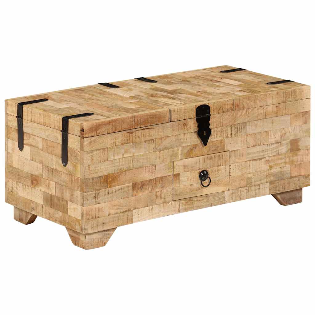 247327 vidaXL Coffee Table Solid Mango Wood 80x40x35 cm