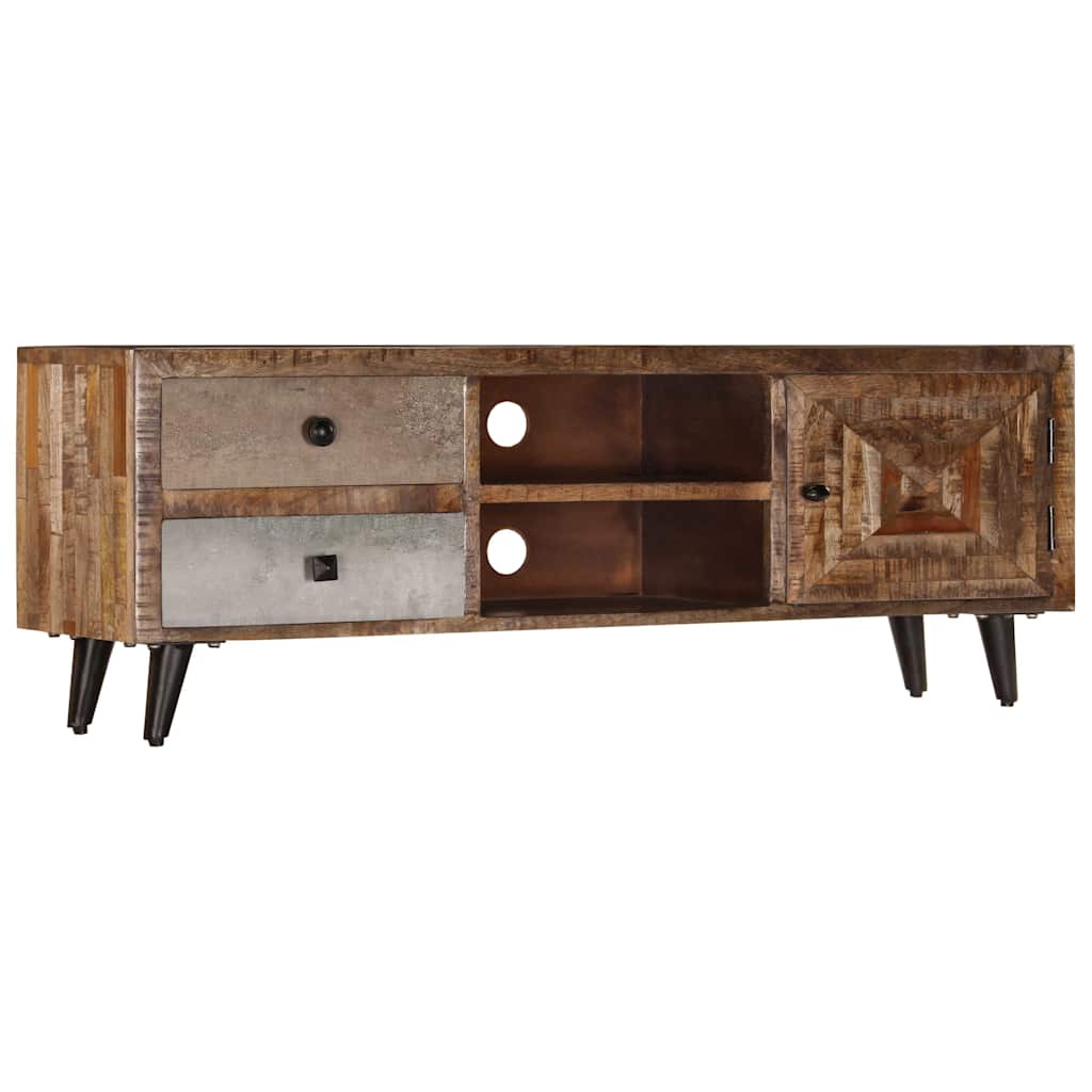247330 vidaXL TV Cabinet 118x30x40 cm Solid Mango Wood