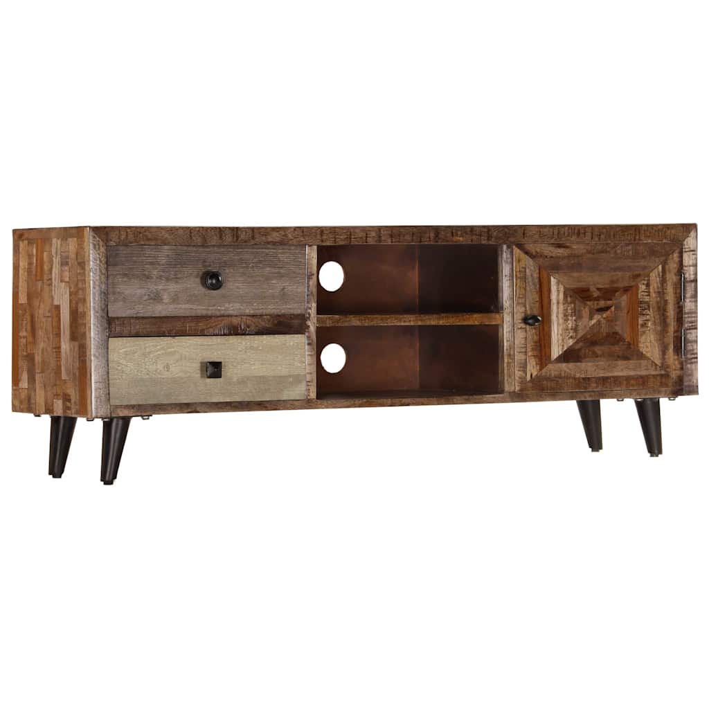 247330 vidaXL TV Cabinet 118x30x40 cm Solid Mango Wood