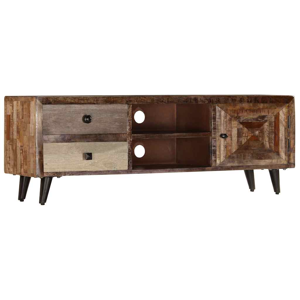 247330 vidaXL TV Cabinet 118x30x40 cm Solid Mango Wood