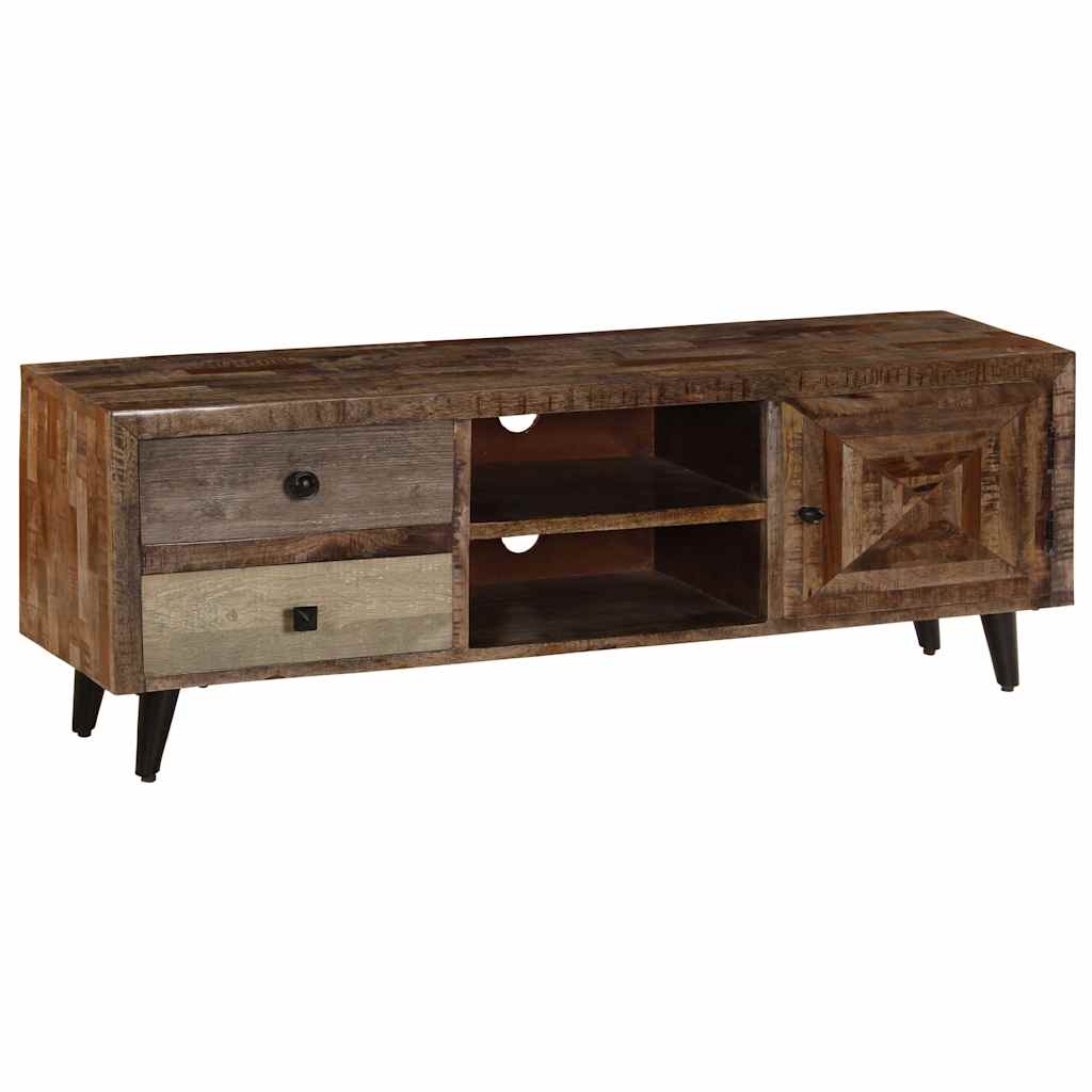 247330 vidaXL TV Cabinet 118x30x40 cm Solid Mango Wood