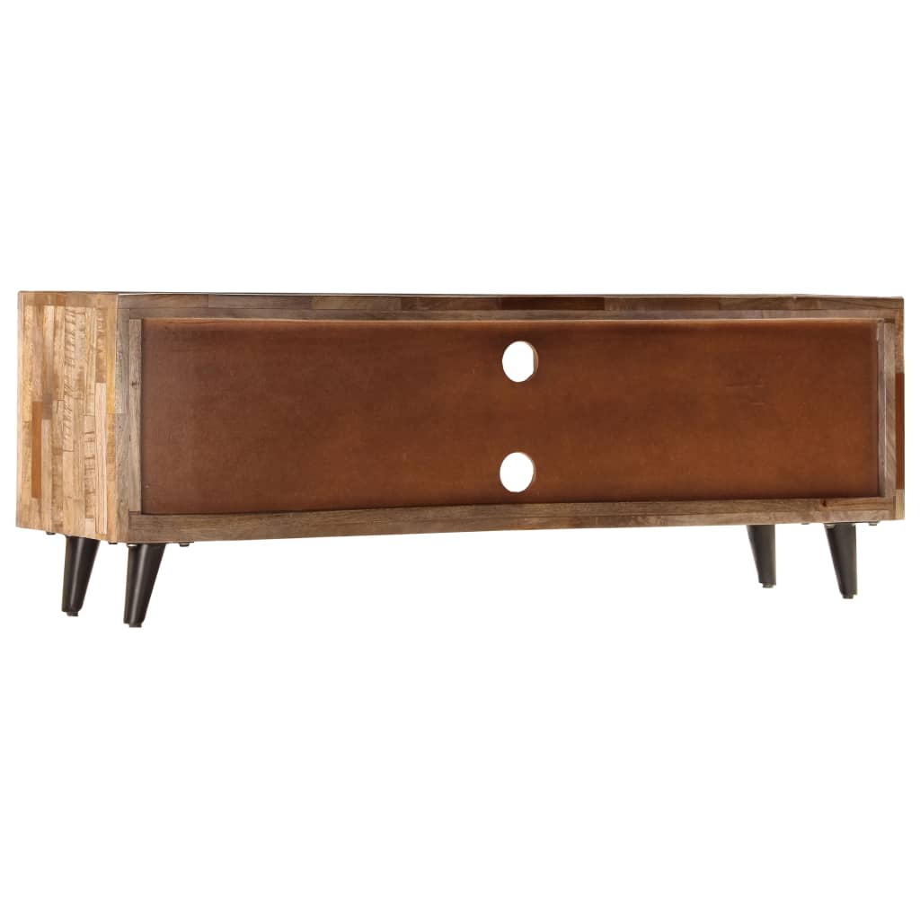 vidaXL TV Cabinet 118x30x40 cm Solid Mango Wood