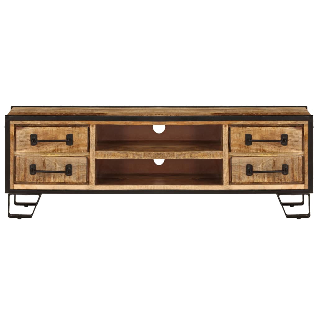 vidaXL TV Cabinet with Drawers 120x30x40 cm Solid Mango Wood