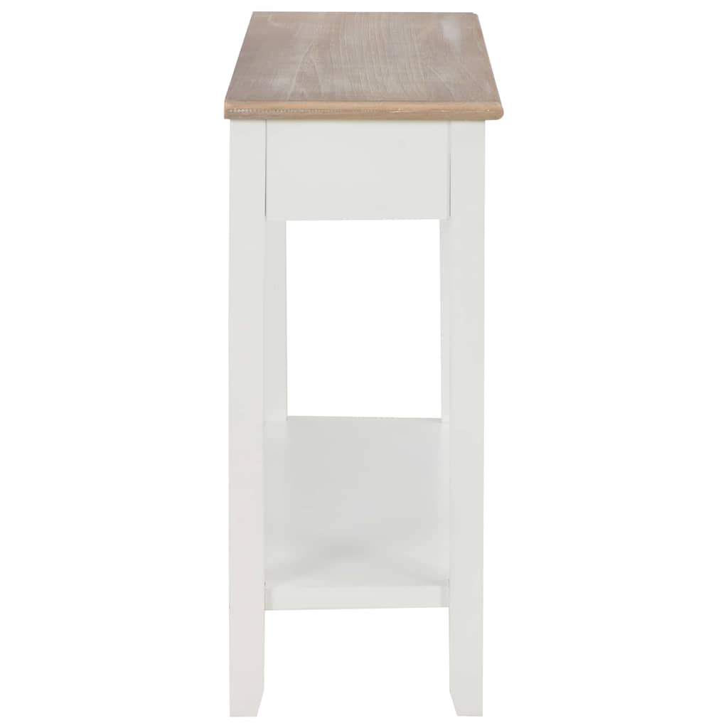 249901 vidaXL Console Table White 110x35x80 cm Wood