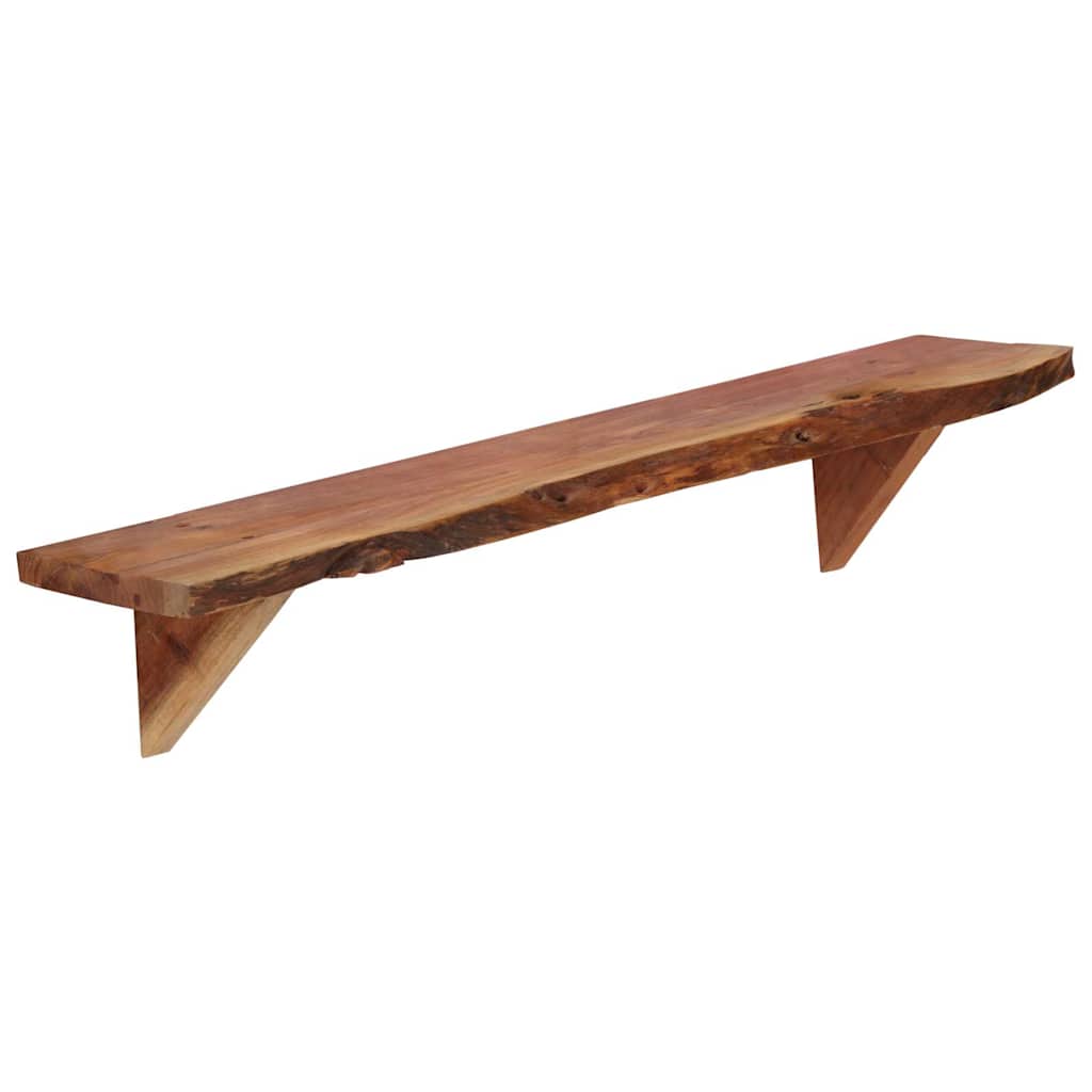 247928 vidaXL Wall Shelves 2 pcs 90x20x18 cm Solid Acacia Wood