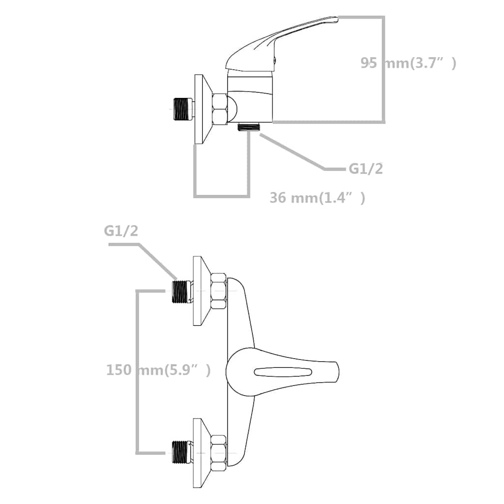 Mixer Showers 2 pcs