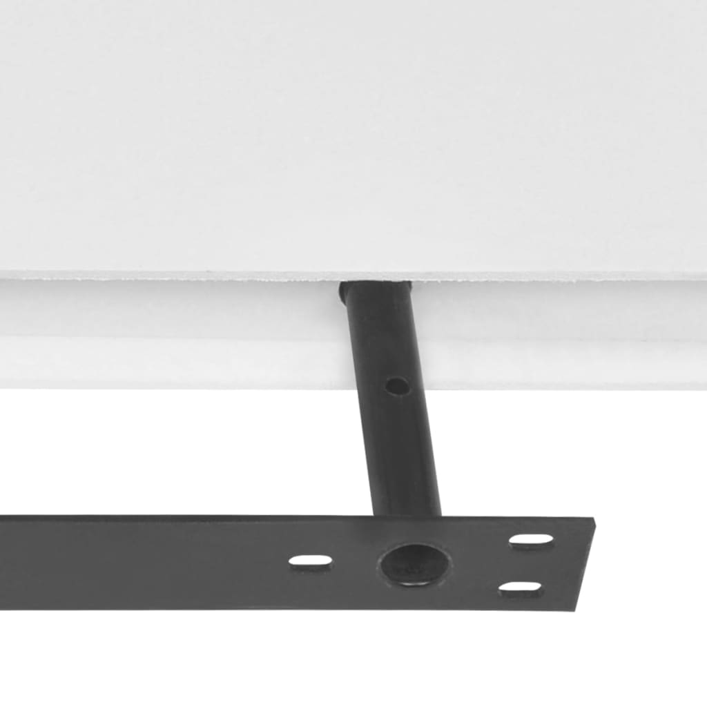 vidaXL Wall Shelves 4 pcs White 40 cm