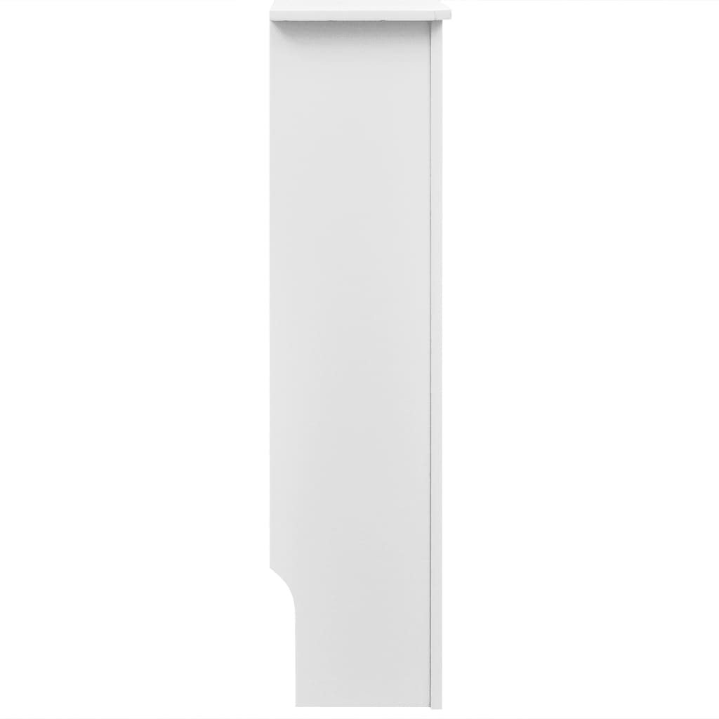 Radiator Covers 2 pcs White 112 cm Engineered Wood