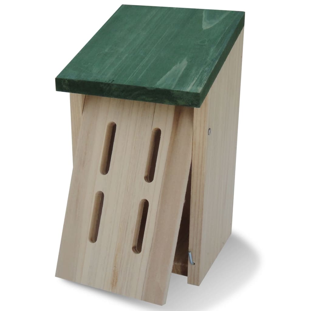 Butterfly House | Natural wood | Solid wood | 14x15x22 cm