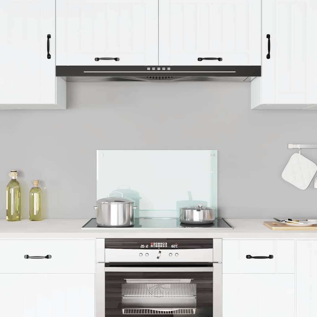 Kitchen Backsplash Milk 70 x 40 cm Tempered Glass