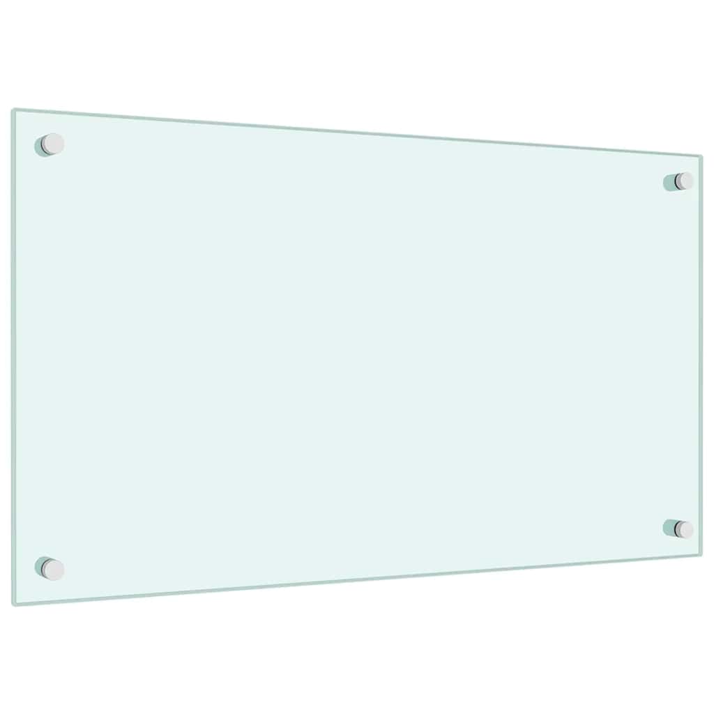 Kitchen Backsplash Milk 70 x 40 cm Tempered Glass