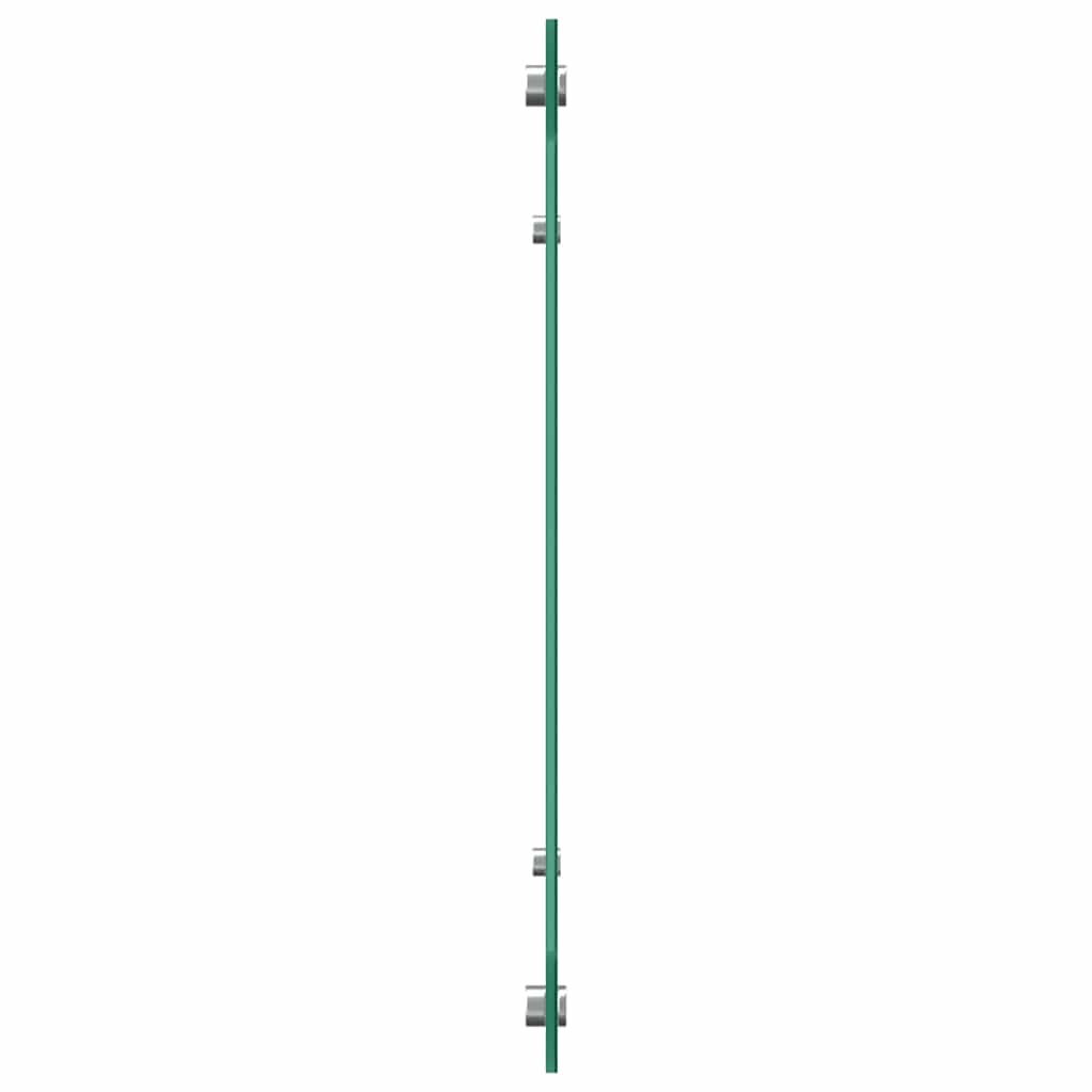 vidaXL Kitchen Backsplash White 80 x 40 cm Tempered Glass