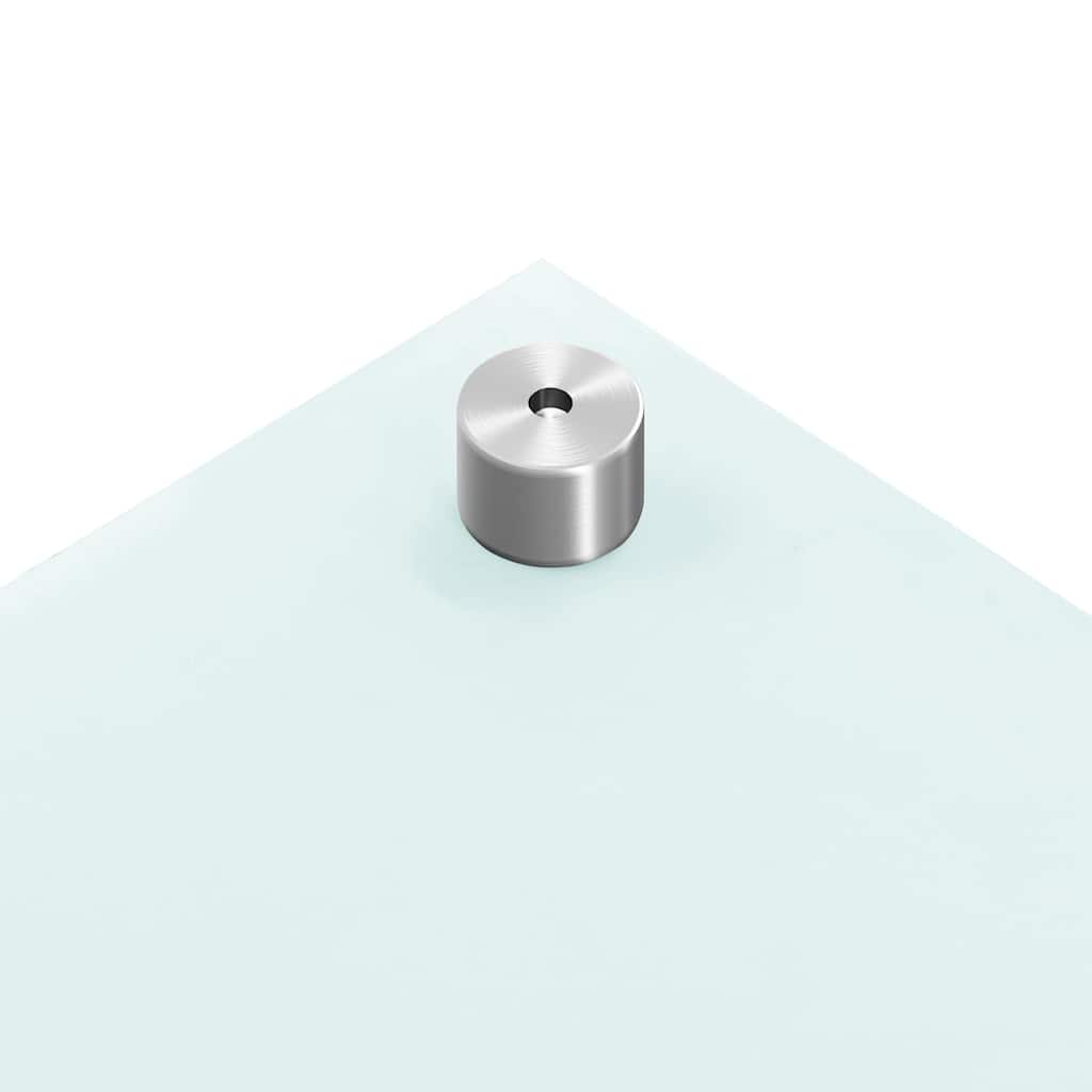 vidaXL Kitchen Backsplash White 90 x 60 cm Tempered Glass