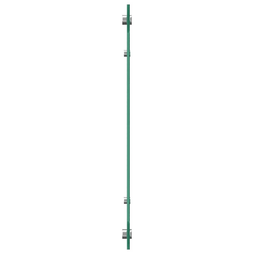 vidaXL Kitchen Backsplash Transparent 90 x 60 cm Tempered Glass