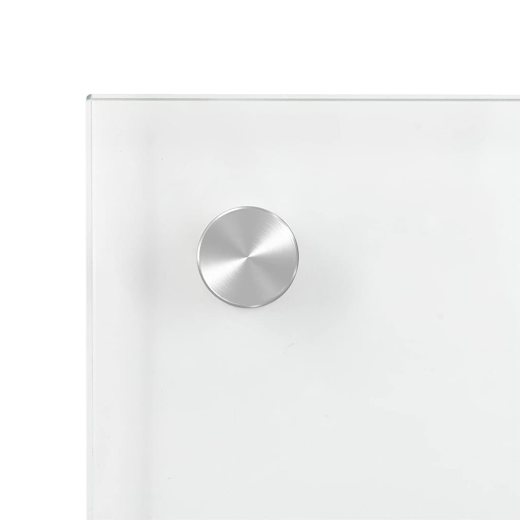 vidaXL Kitchen Backsplash Transparent 100 x 60 cm Tempered Glass