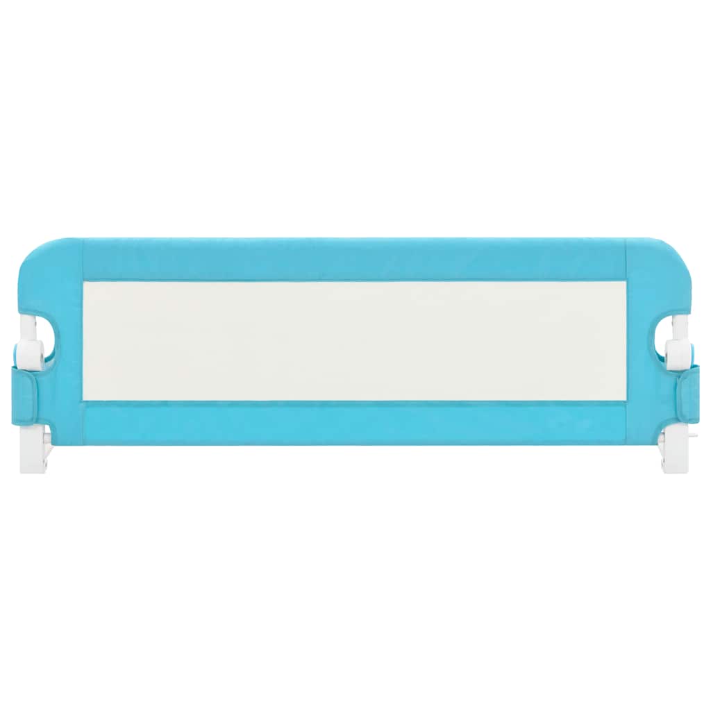 vidaXL Toddler Safety Bed Rail Blue 120x42 cm Polyester