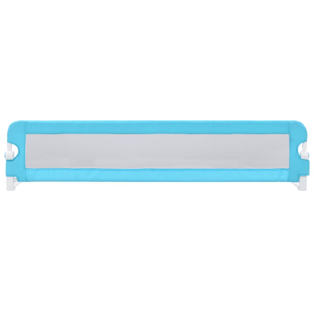 vidaXL Toddler Safety Bed Rail Blue 180x42 cm Polyester